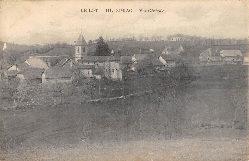 Carte postale ancienne Comiac Vue Generale