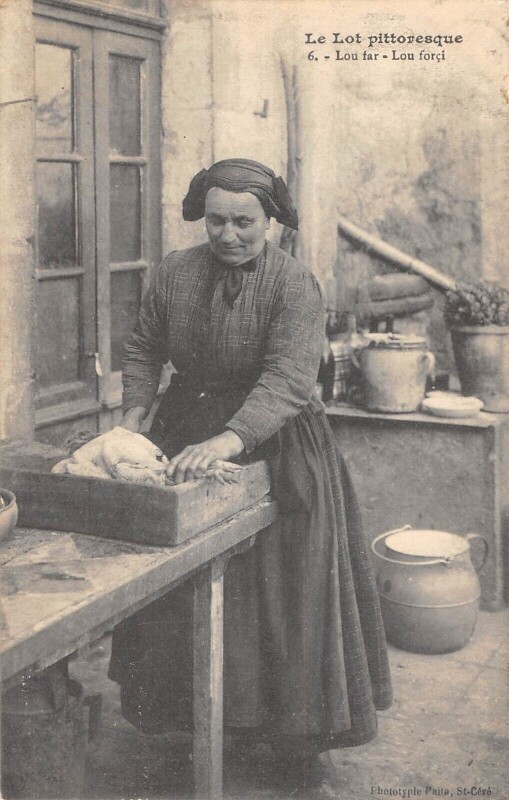Carte postale ancienne Le Lot Lou Far Lou Forci