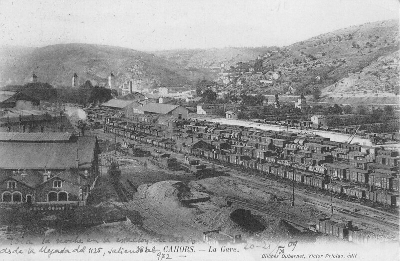 Carte postale ancienne Cahors La Gare à Cahors