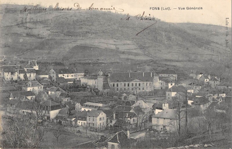 Carte postale ancienne Fons Vue Generale