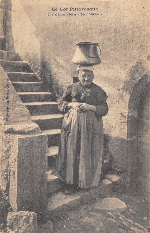 Carte postale ancienne Lou Flotzi La Dourno