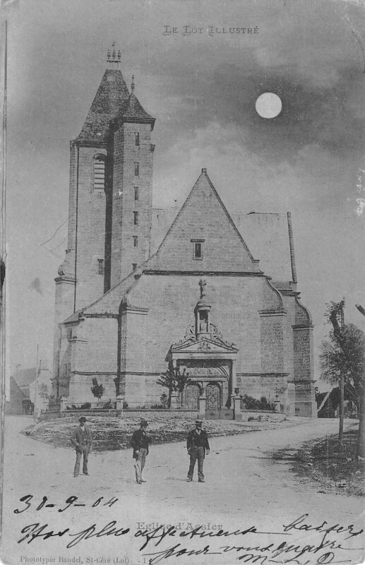 Carte postale ancienne Eglise D'Assier à Assier