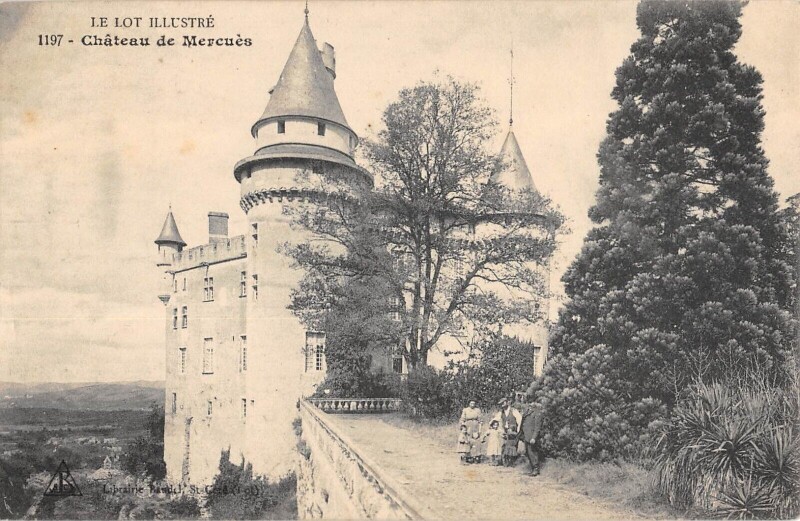 Carte postale ancienne Chateau De Mercues