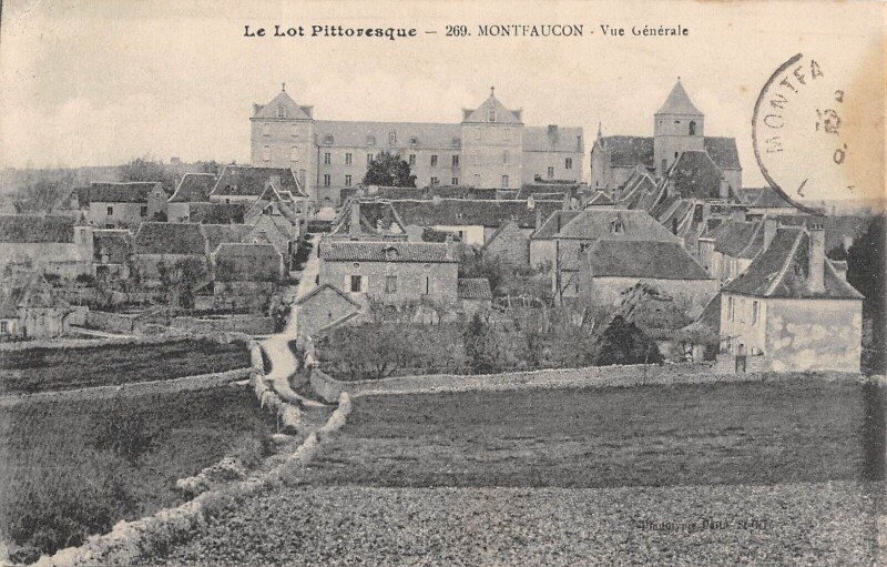 Carte postale ancienne Montfaucon Vue Generale à Montfaucon