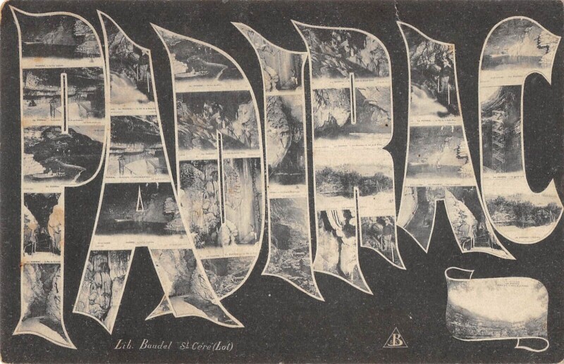 Carte postale ancienne Padirac à Padirac