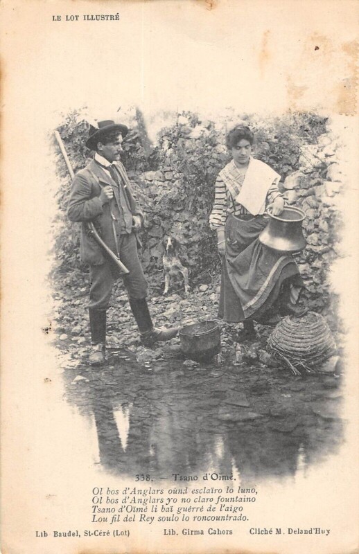 Carte postale ancienne Le Lot Tsano D'Oime