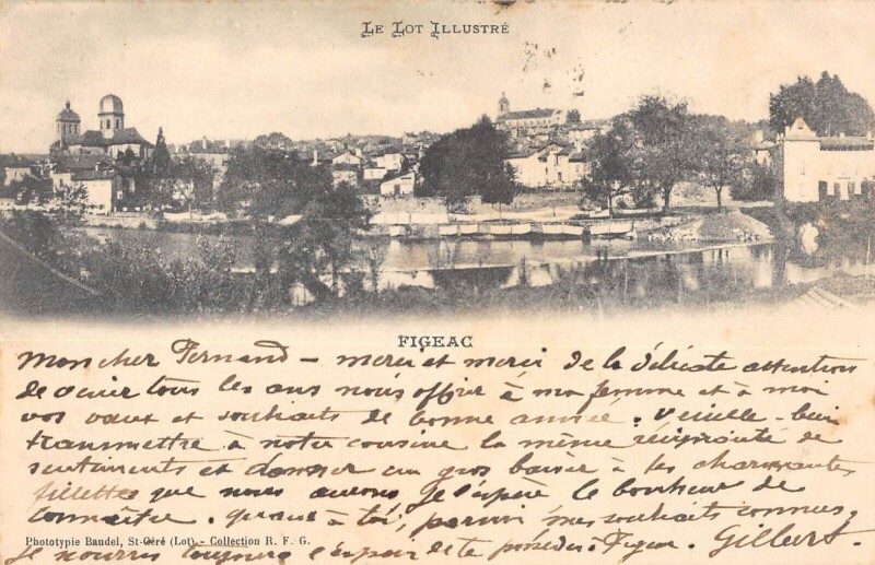 Carte postale ancienne Figeac à Figeac