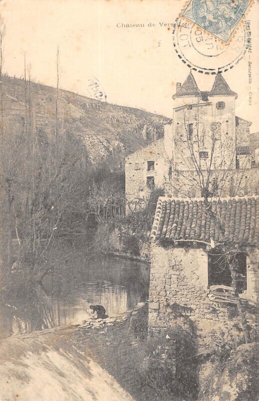 Carte postale ancienne Chateau De Vers