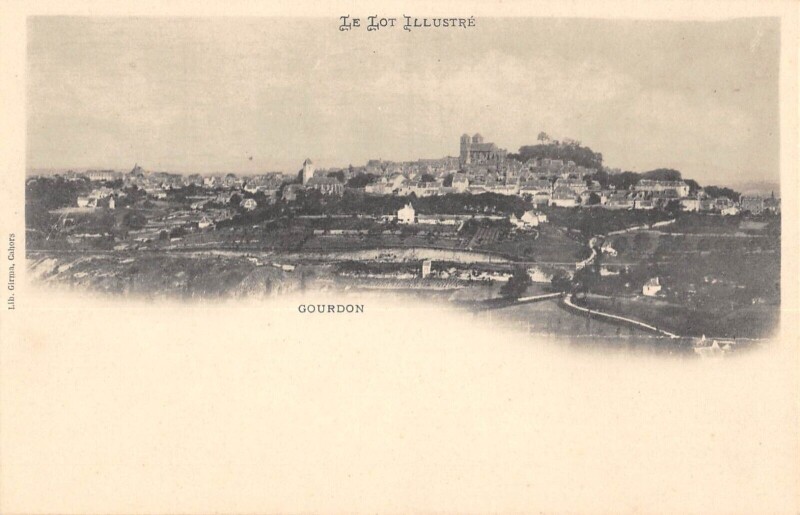 Carte postale ancienne Gourdon à Gourdon