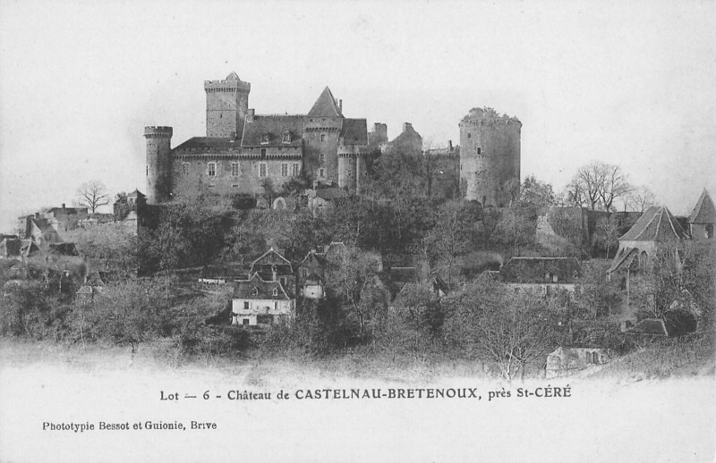 Carte postale ancienne Chateau De Castelnau Bretenoux à Bretenoux