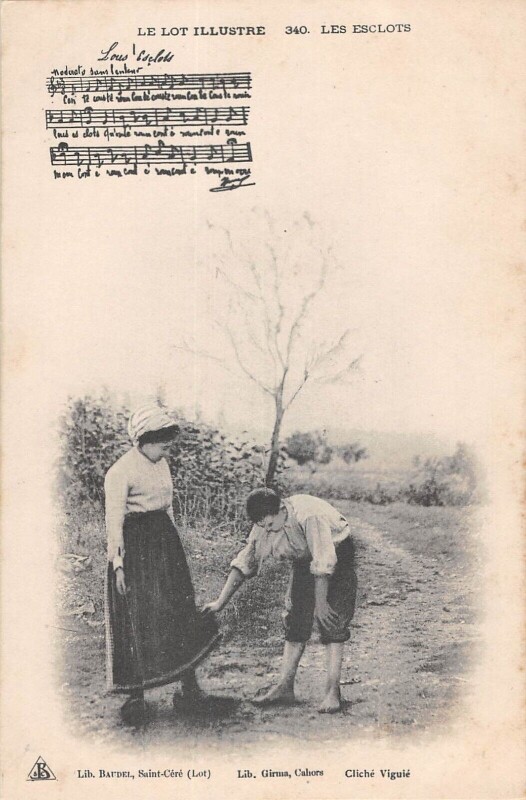 Carte postale ancienne Le Lot Illustre Les Esclots
