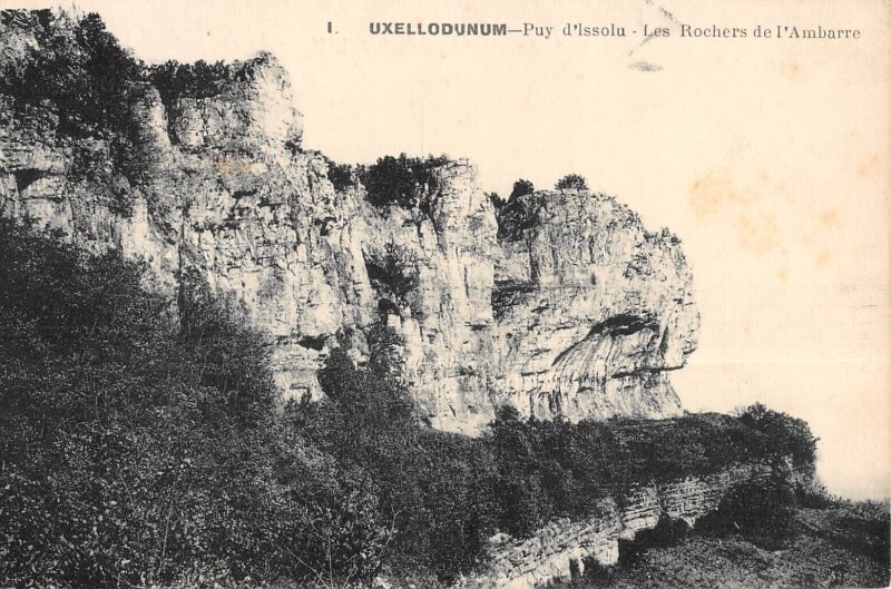 Carte postale ancienne Uxellodunum Puy D'Issolu