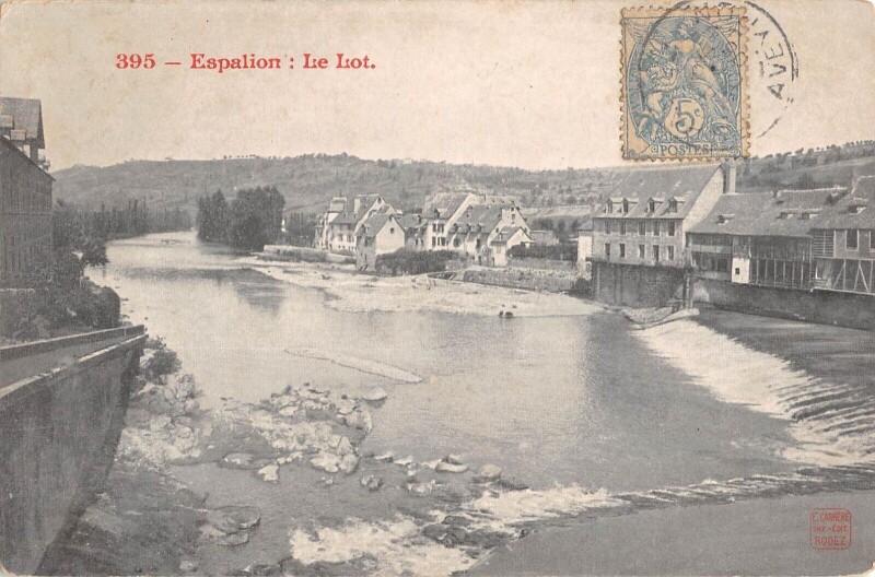 Carte postale ancienne Espalion Le Lot