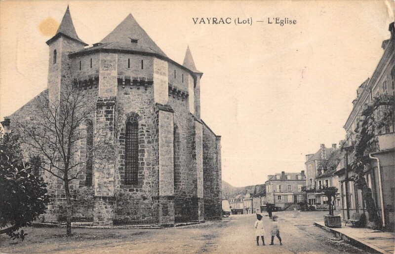 Carte postale ancienne Vayrac Eglise à Vayrac