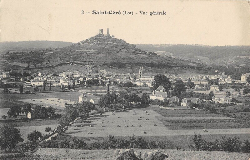 Carte postale ancienne Saint Cere Vue Generale
