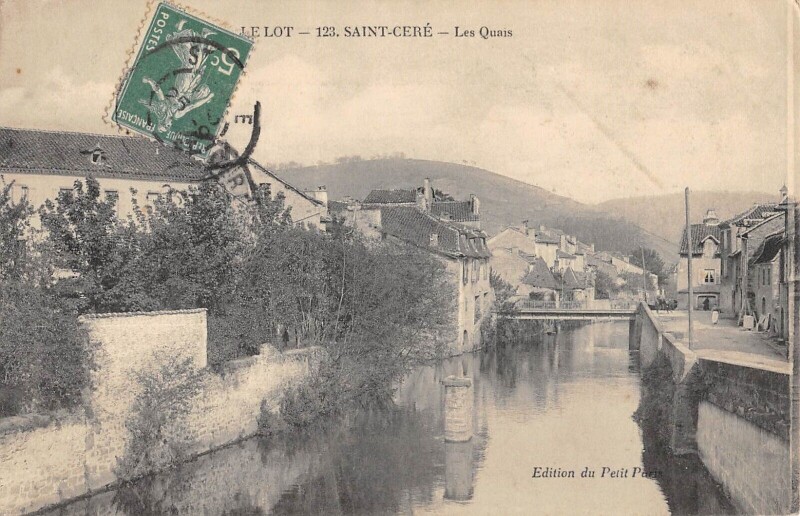 Carte postale ancienne Saint Cere Les Quais