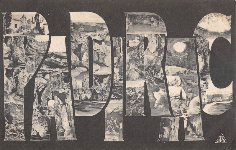 Carte postale ancienne Padirac à Padirac