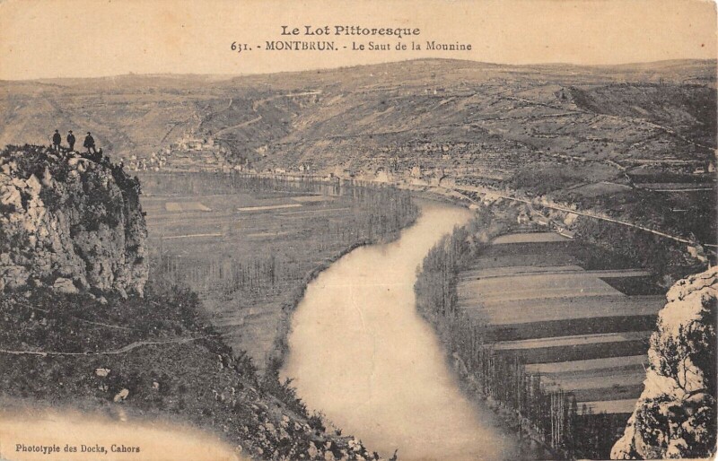 Carte postale ancienne Montbrun Saut De La Monnaie à Montbrun