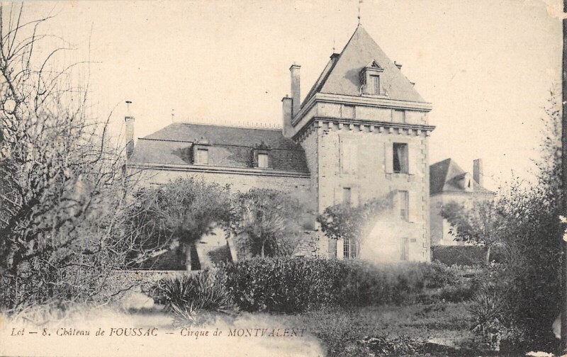 Carte postale ancienne Chateau De Foussac Cirque De Montvalent à Montvalent