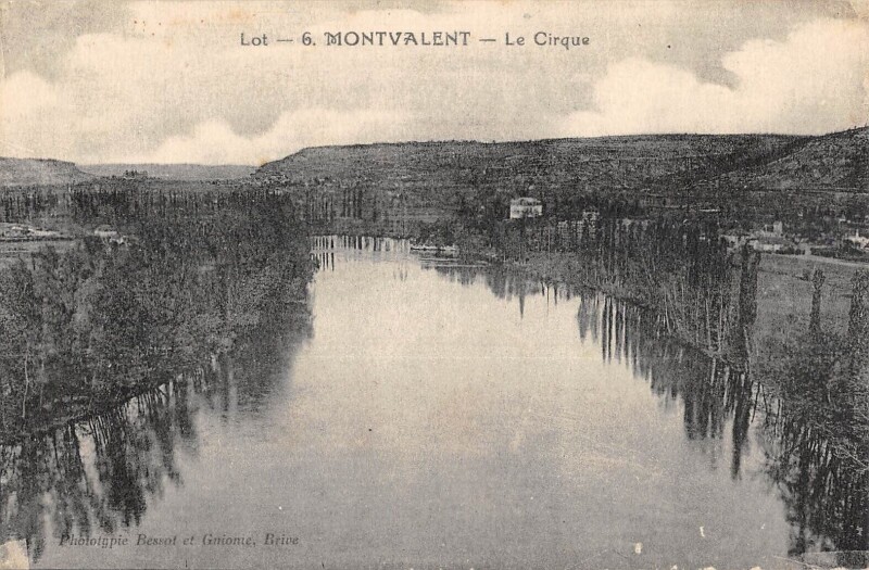 Carte postale ancienne Montvalent Le Cirque à Montvalent
