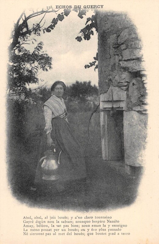 Carte postale ancienne Echos Du Quercy