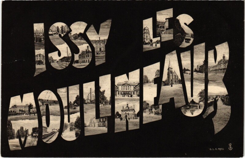 Carte postale ancienne Souvenir d' Issy-les-Moulineaux France à Issy-les-Moulineaux