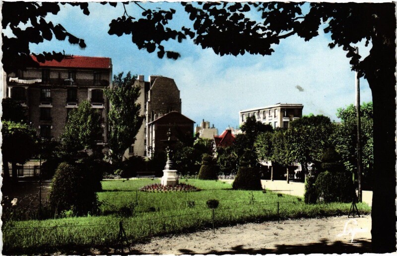 Carte postale ancienne Colombes Le Square France à Colombes