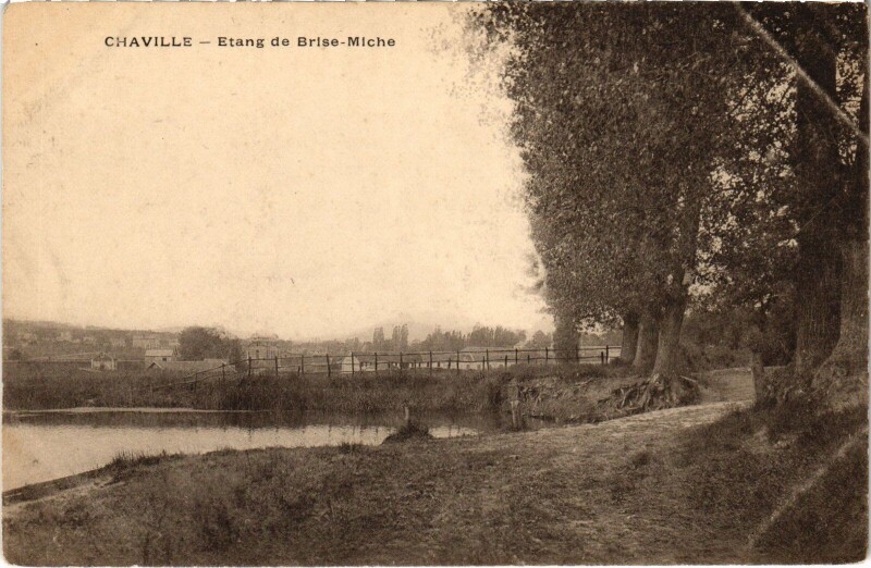 Carte postale ancienne Chaville Etang de Brise-Miche France à Chaville