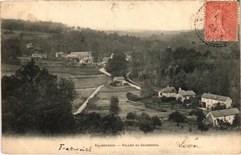 Carte postale ancienne Valmondois Vallee du Sausseron France à Valmondois