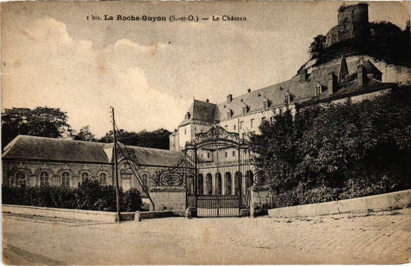 Carte postale ancienne La Roche-Guyon Le Chateau France à La Roche-Guyon