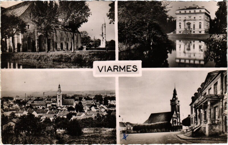 Carte postale ancienne Souvenir de Viarmes France à Viarmes