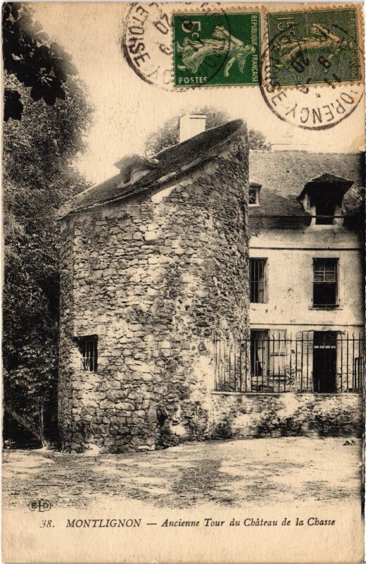 Carte postale ancienne Montlignon Ancienne Tour du Chateau France à Montlignon