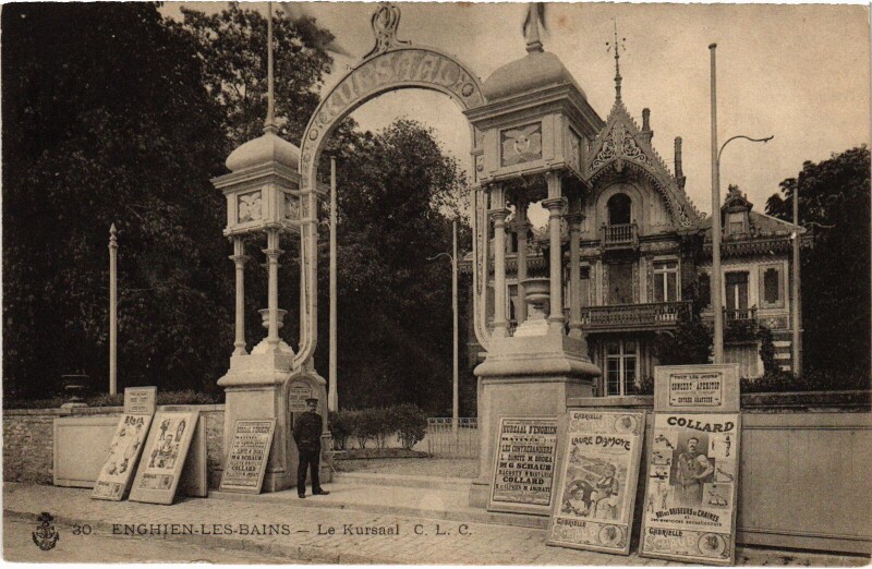 Carte postale ancienne Enghien les Bains Le Kursaal France à Enghien-les-Bains