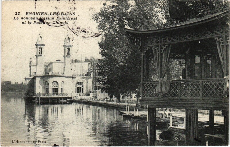 Carte postale ancienne Enghien les Bains Le nouveau Casino Municipal France à Enghien-les-Bains