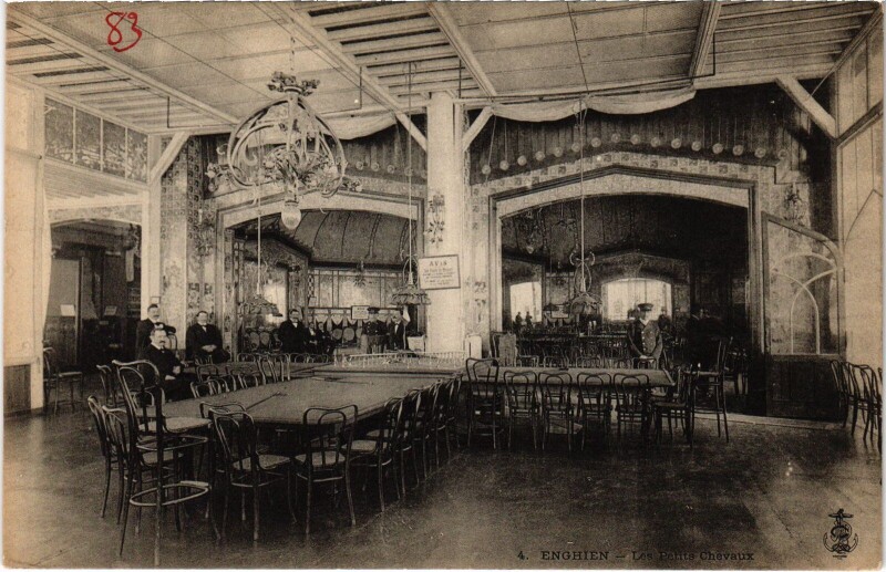 Carte postale ancienne Enghien les Bains Les Petits Chevaux France à Enghien-les-Bains