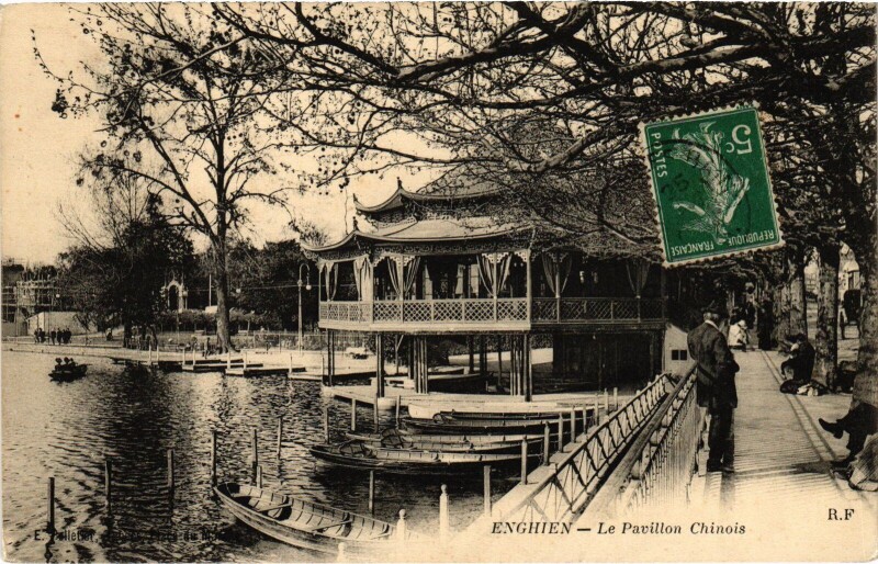 Carte postale ancienne Enghien les Bains Le Pavillon Chinois France à Enghien-les-Bains