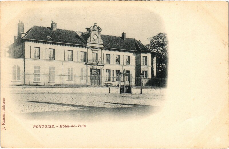 Carte postale ancienne Pontoise Hotel de Ville France à Pontoise