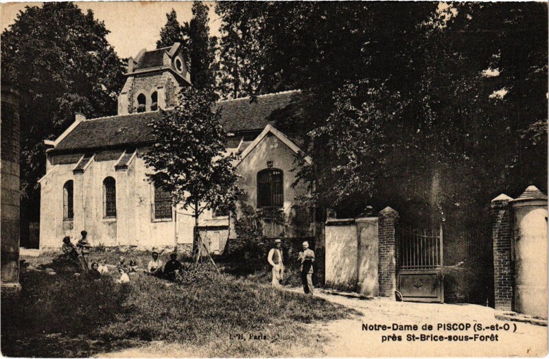 Carte postale ancienne Piscop Notre-Dame France à Piscop
