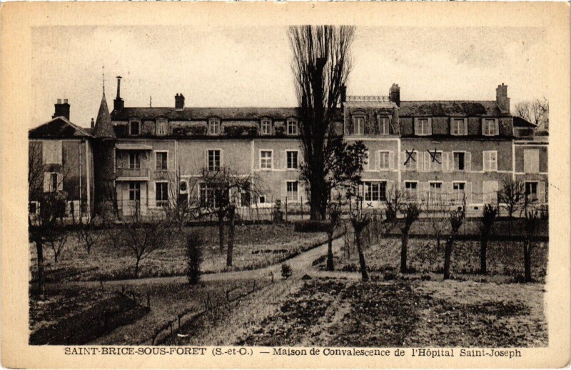 Carte postale ancienne St.Brice sous Foret Maison de Convalescence France