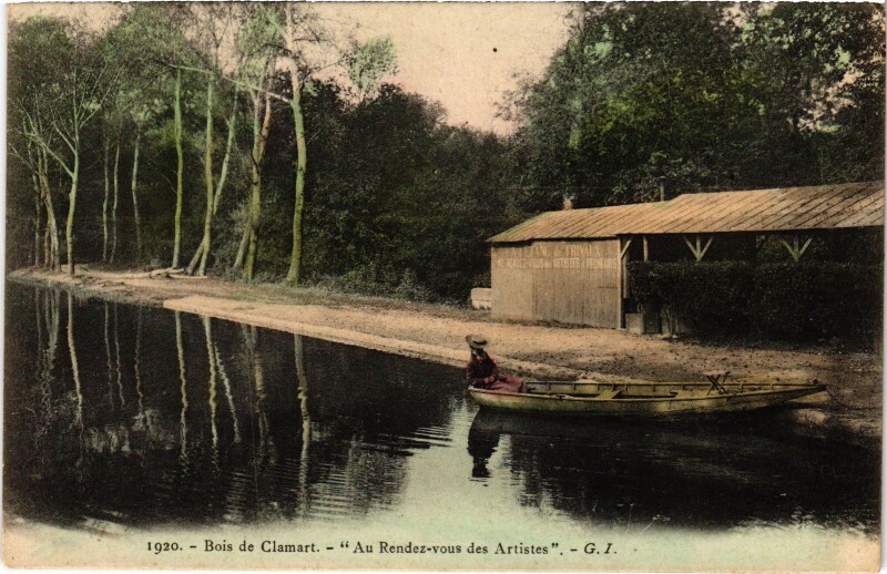 Carte postale ancienne Clamart Au rendez vous des Artistes France à Clamart