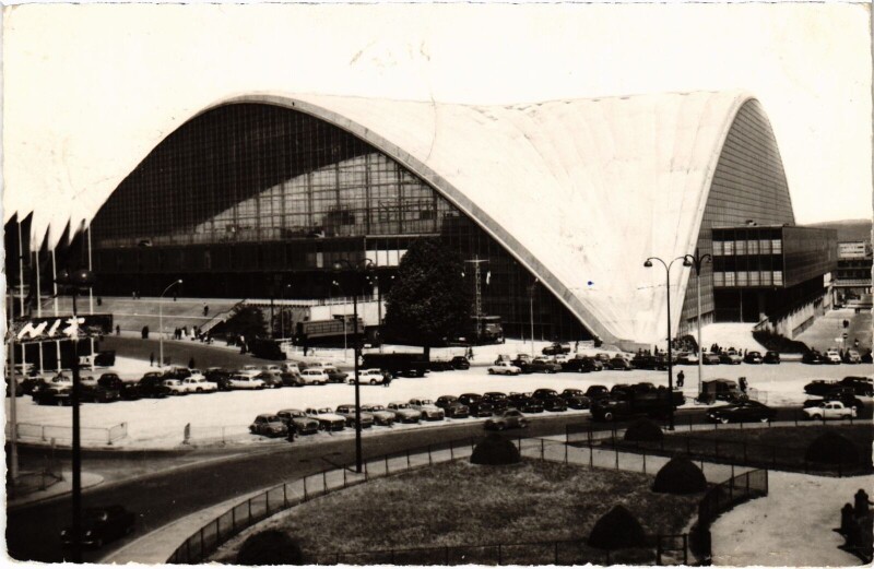 Carte postale ancienne Puteaux Palais du Cnit France à Puteaux