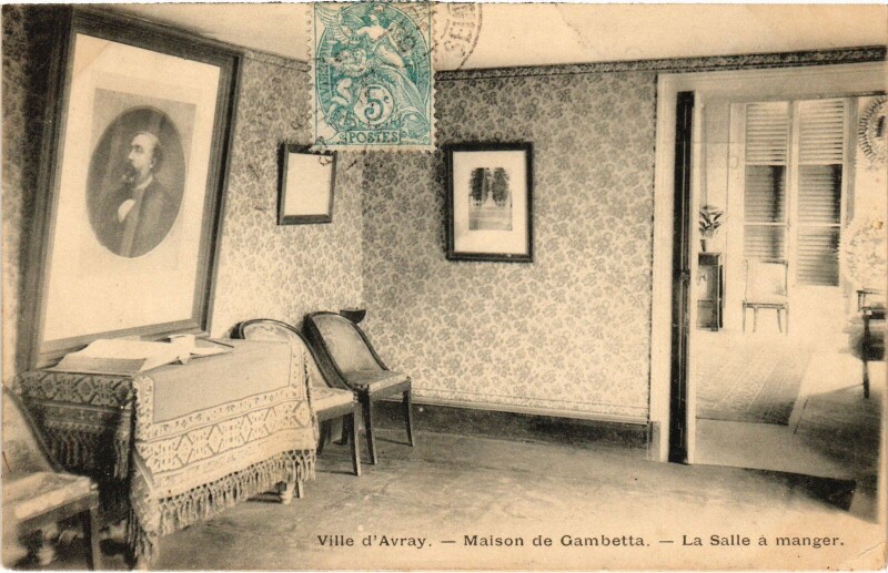 Carte postale ancienne Ville d'Avray Maison de Gambetta France à Ville-d'Avray