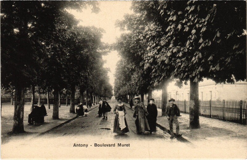 Carte postale ancienne Antony Boulevard Muret France à Antony