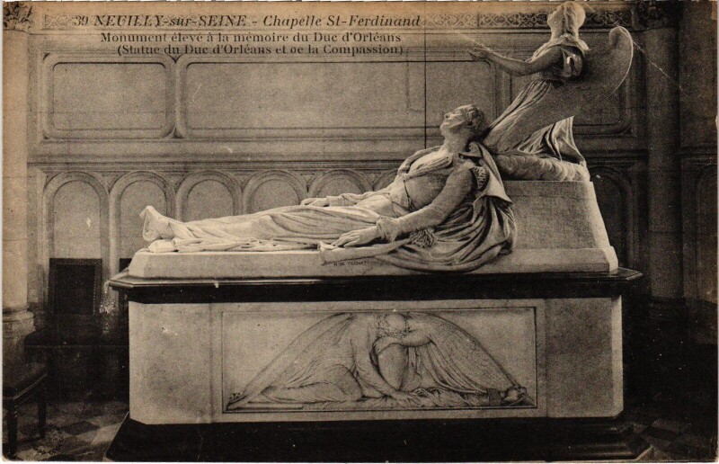Carte postale ancienne Chapelle Saint-Ferdinand - Monument élevé la mémoire du Duc d'Orléans à Paris 17e