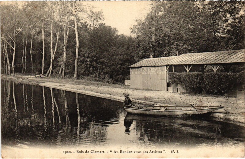 Carte postale ancienne Clamart Au rendez vous des Artistes France à Clamart