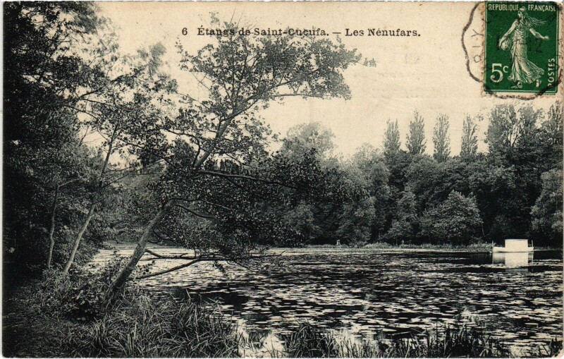 Carte postale ancienne Clamart Les Nenufars France à Clamart