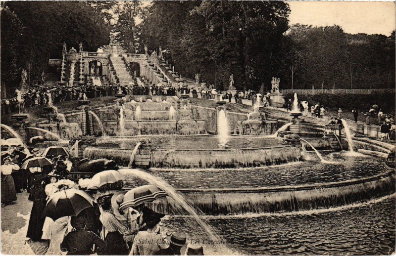 Carte postale ancienne Saint-Cloud Les Cascades France à Saint-Cloud