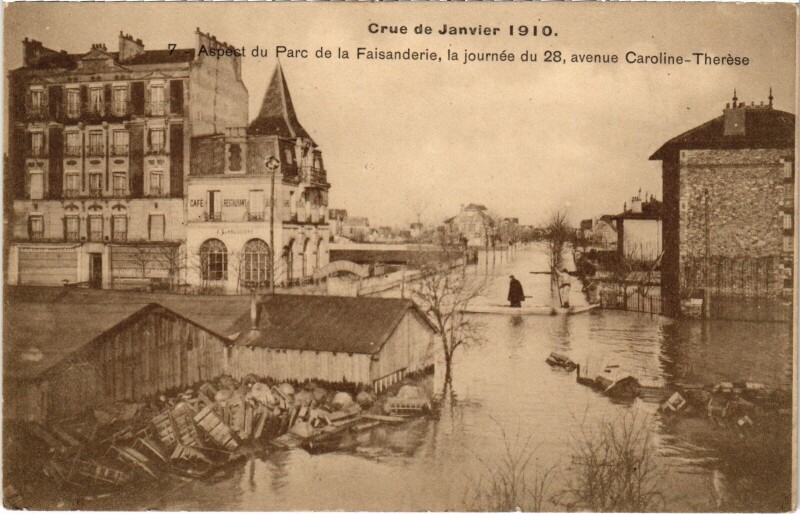 Carte postale ancienne Aspect du Parc de la Faisanderie France