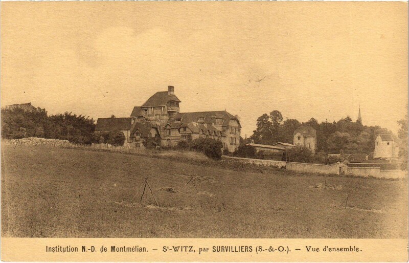 Carte postale ancienne Survilliers Vue d'ensemble France à Survilliers