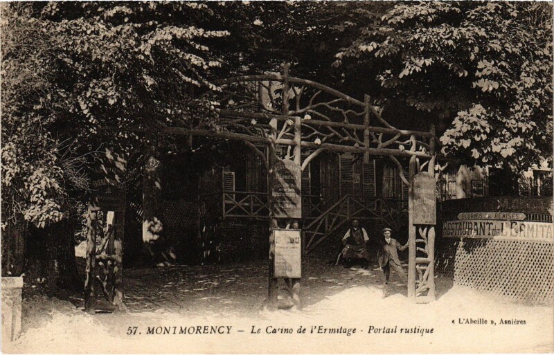 Carte postale ancienne Montmorency Le Casino de l'Ermitage France à Montmorency